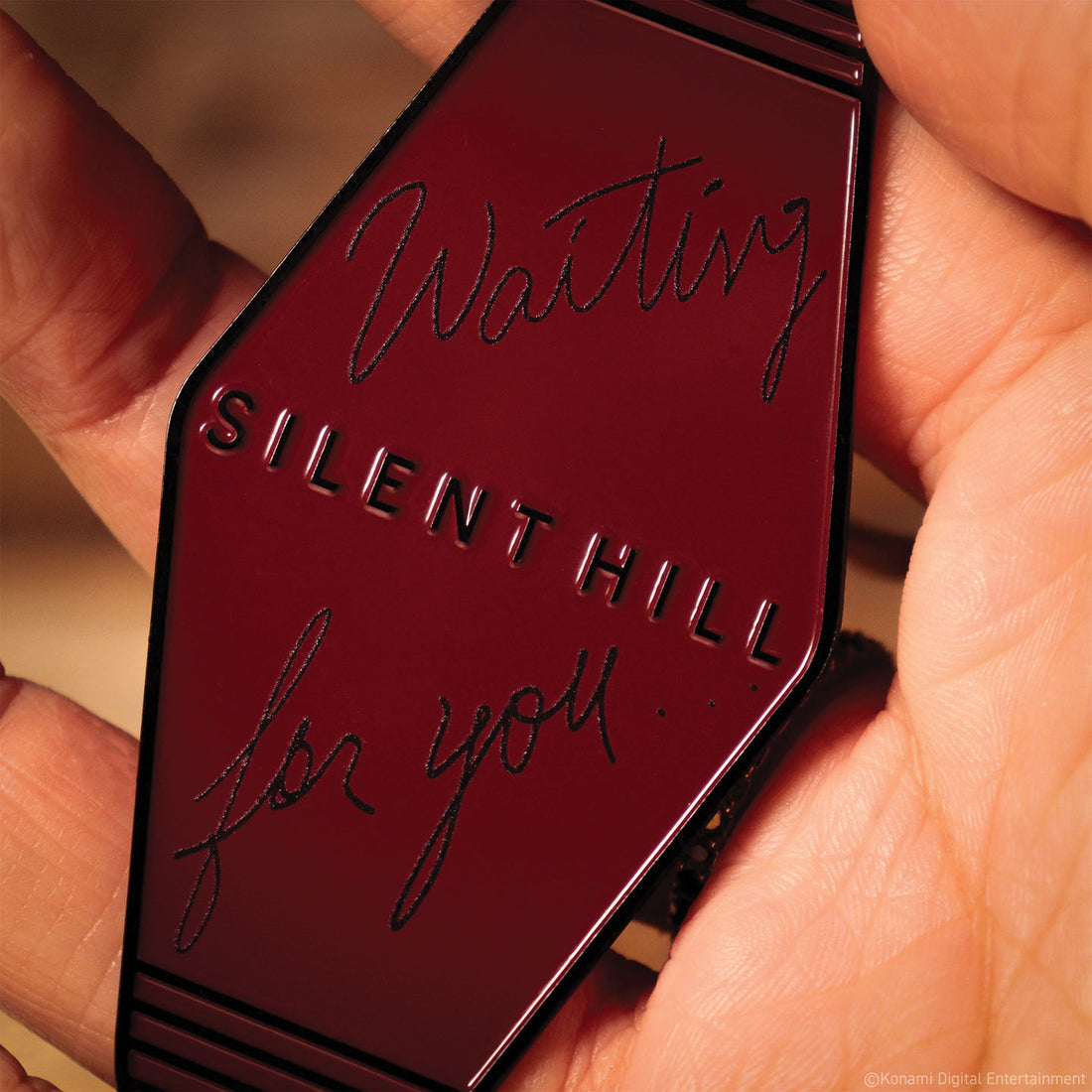 Official Silent Hill 2 - Limited Edition Hotel Keychain - Red Edition Limited to 9,995 Pieces