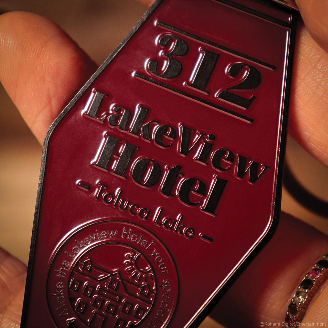 Official Silent Hill 2 - Limited Edition Hotel Keychain - Red Edition Limited to 9,995 Pieces