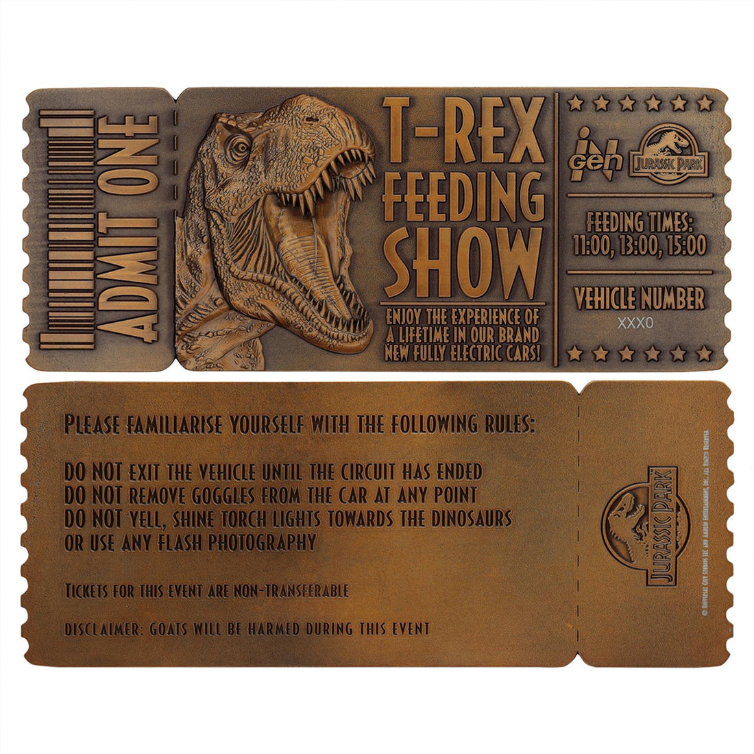 Official Jurassic Park Feeding Show Ticket