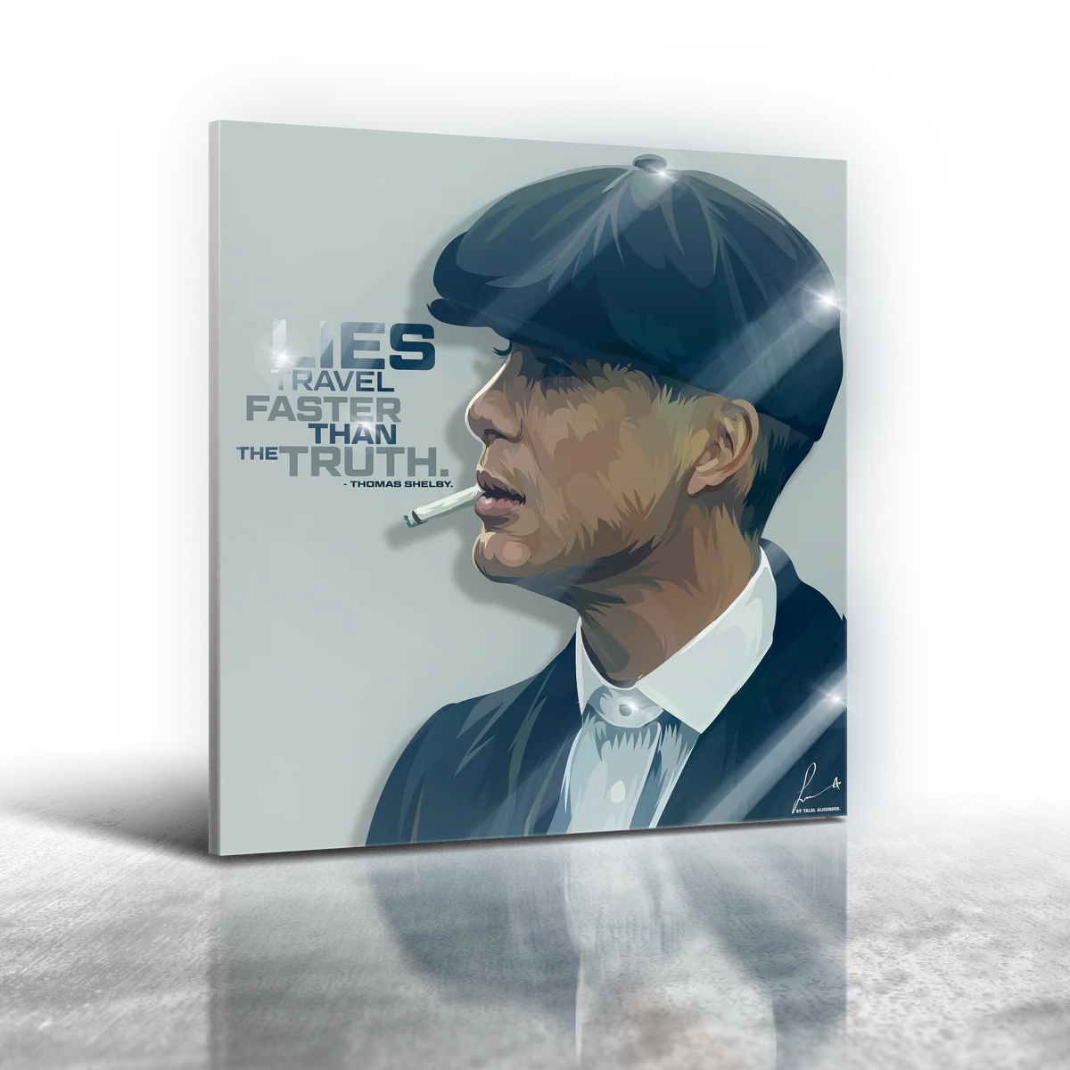 Tommy Shelby Frameless Art Painting (30*30cm)
