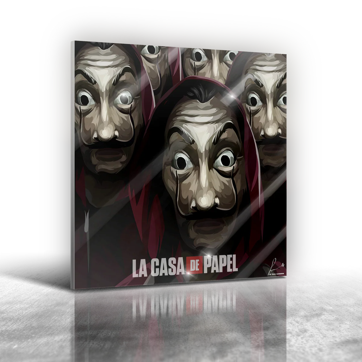 La Casa De Papel Frameless Art Painting (30*30cm)