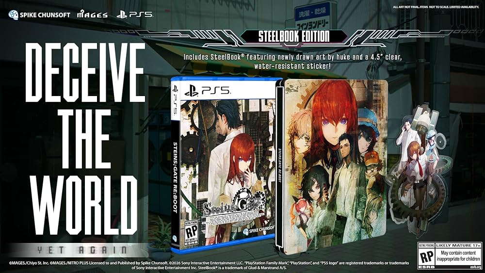 [Pre-Order] Steins Gate Re:Boot SteelBook Edition R1 (PS5)