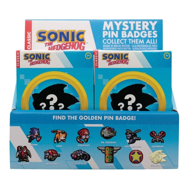 Official Sonic The Hedgehog Set Of Mystery Pins Badges Blind Box (1pcs)