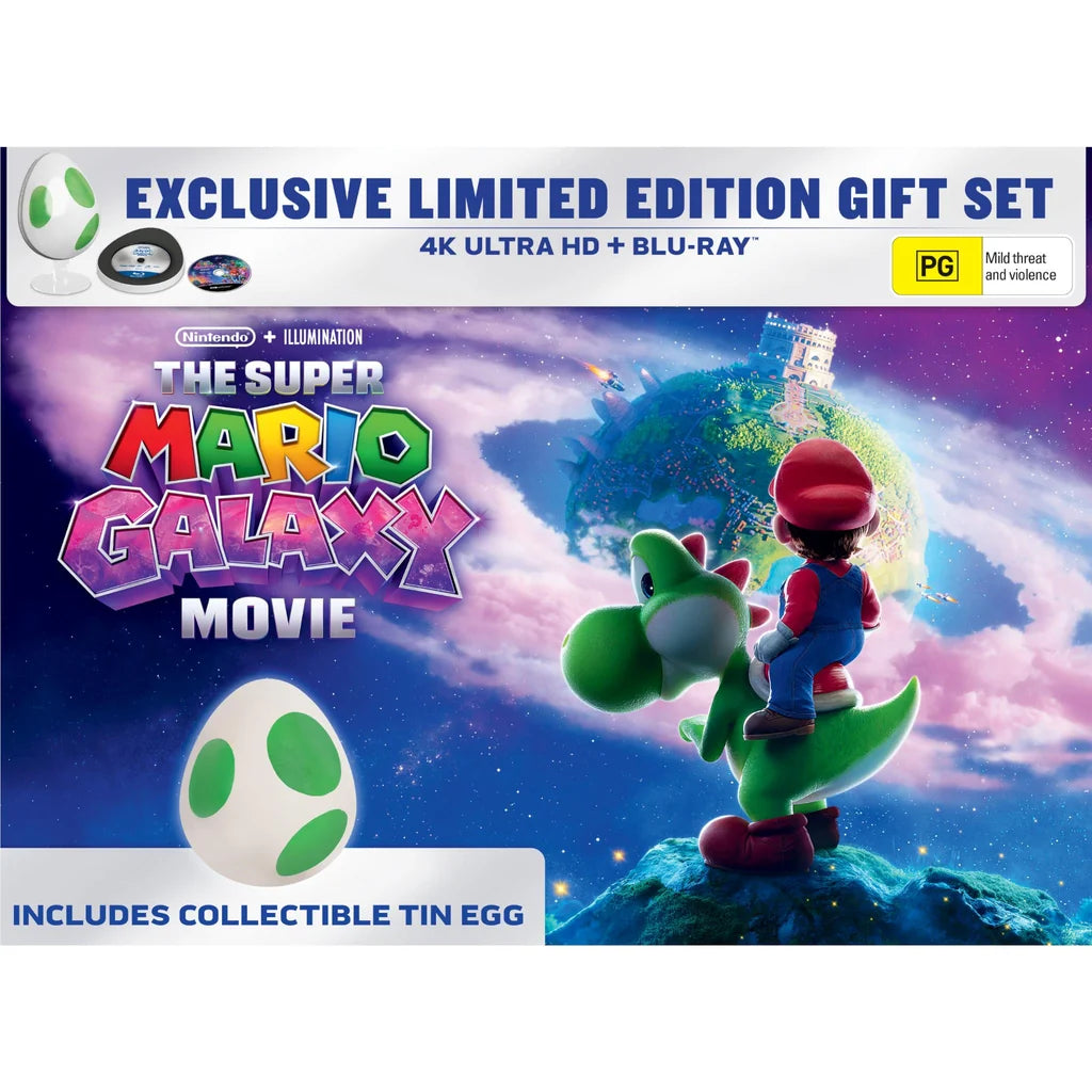 Super Mario Galaxy - The Yoshi Egg Limited Edition Movie (4K Ultra HD + Blu-Ray)