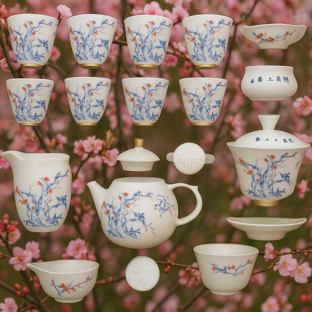 Asian Traditional Teapot 17pcs/set 6