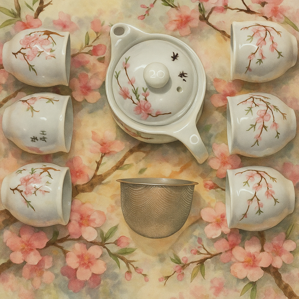 Asian Traditional Teapot 8pcs/set 15