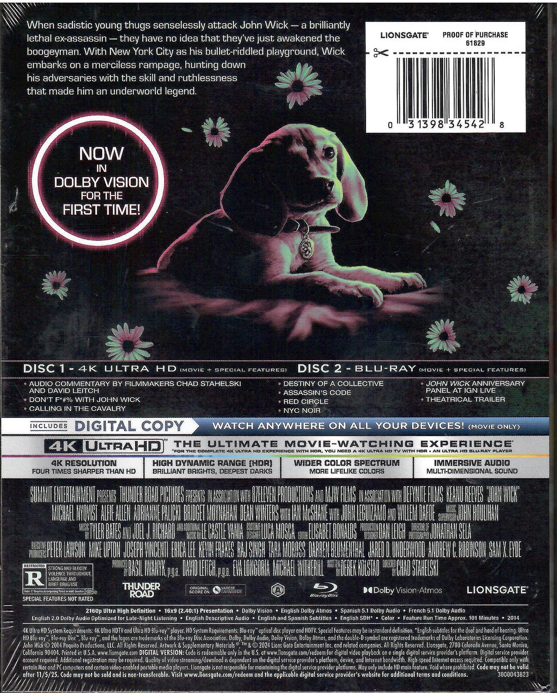 John Wick - Titans Of Cult Limited Edition (Steelbook 4K Ultra HD + BD)