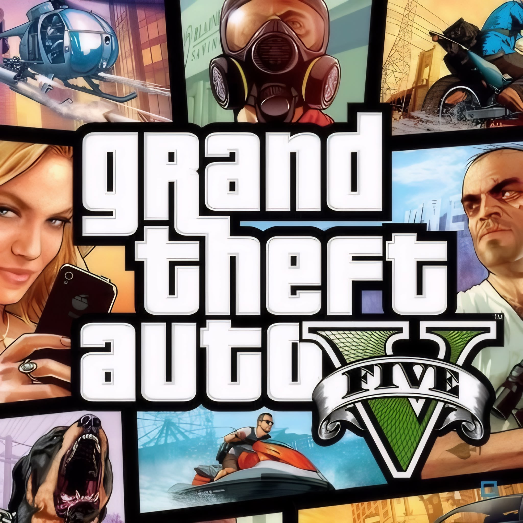 Grand Theft Auto GTA Frameless Art Painting on Acrylic Sheet (30x30cm)
