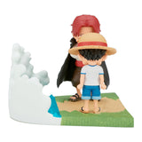 Anime One Piece - Monkey D. Luffy & Shanks World Collectible Log Stories Figure (7cm)
