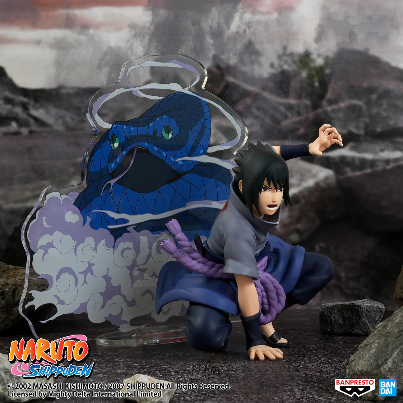Banpresto Anime Naruto - Sasuke Uchiha Figure (9cm)