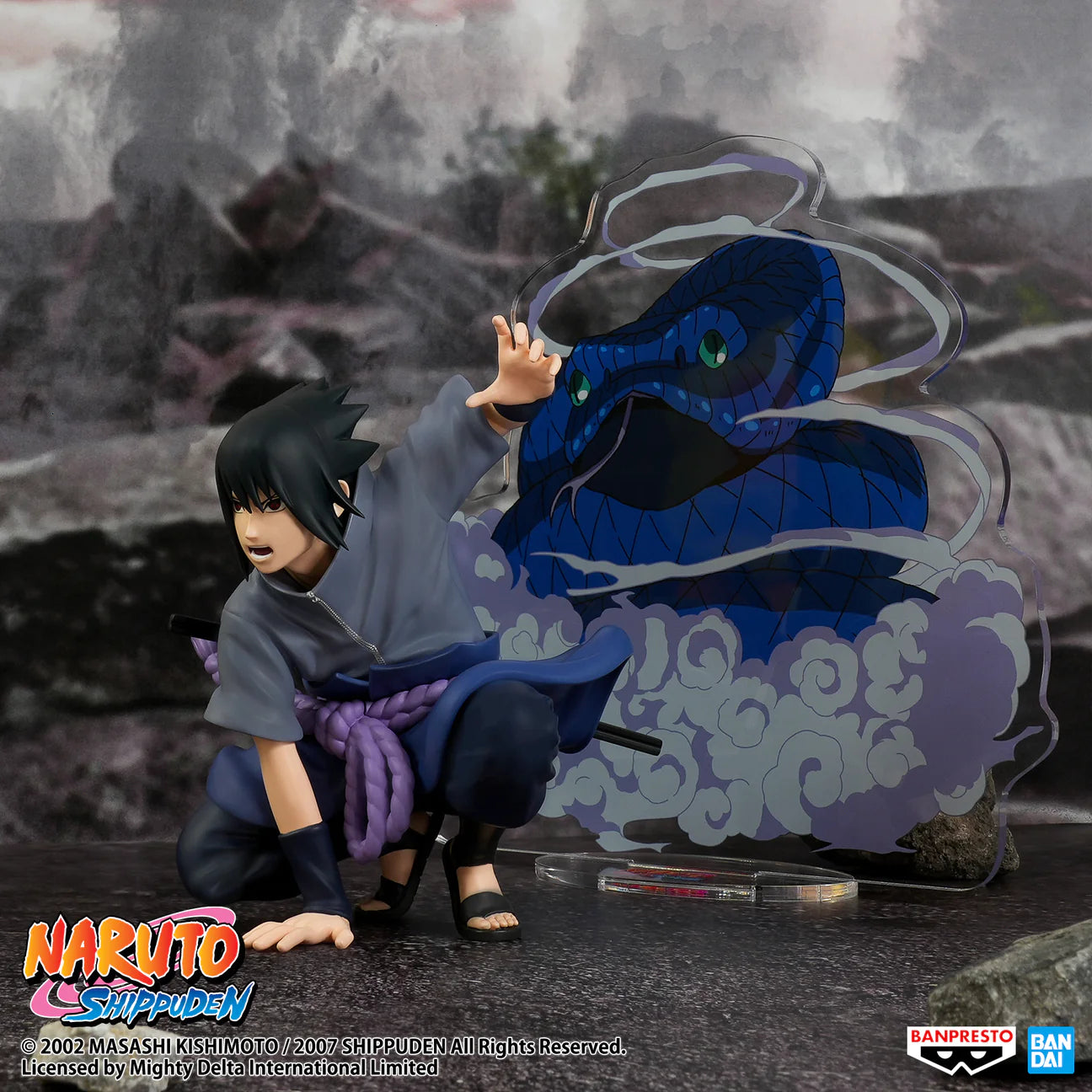 Banpresto Anime Naruto - Sasuke Uchiha Figure (9cm)