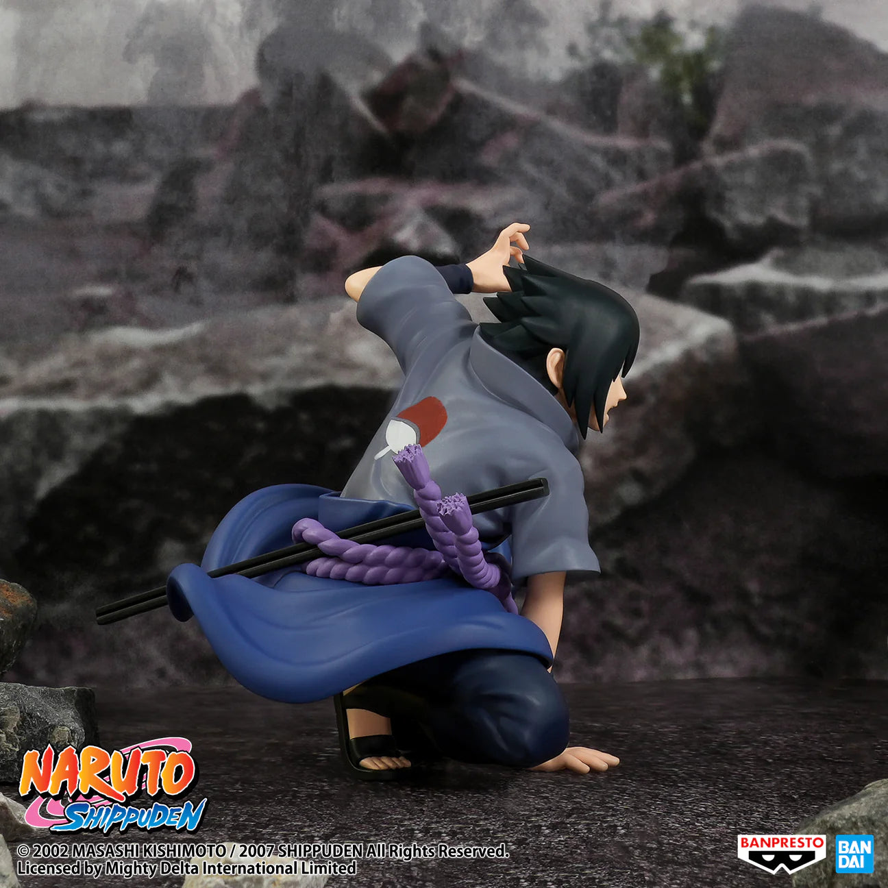 Banpresto Anime Naruto - Sasuke Uchiha Figure (9cm)