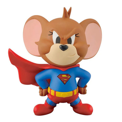 Tom And Jerry Warner Bross 100th Anniv - Jerry As Superman Figure - (8cm)