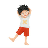 Anime One Piece Film Red Monkey D. Luffy The Grandline Children DXF Figure - (12cm)