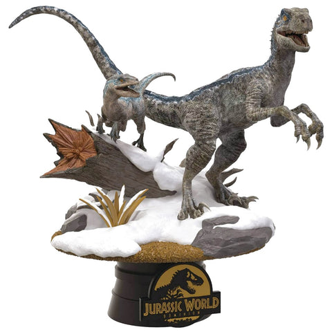 Official Beast Kingdom Jurassic World: Dominion-Blue & Beta D.Stage Figure