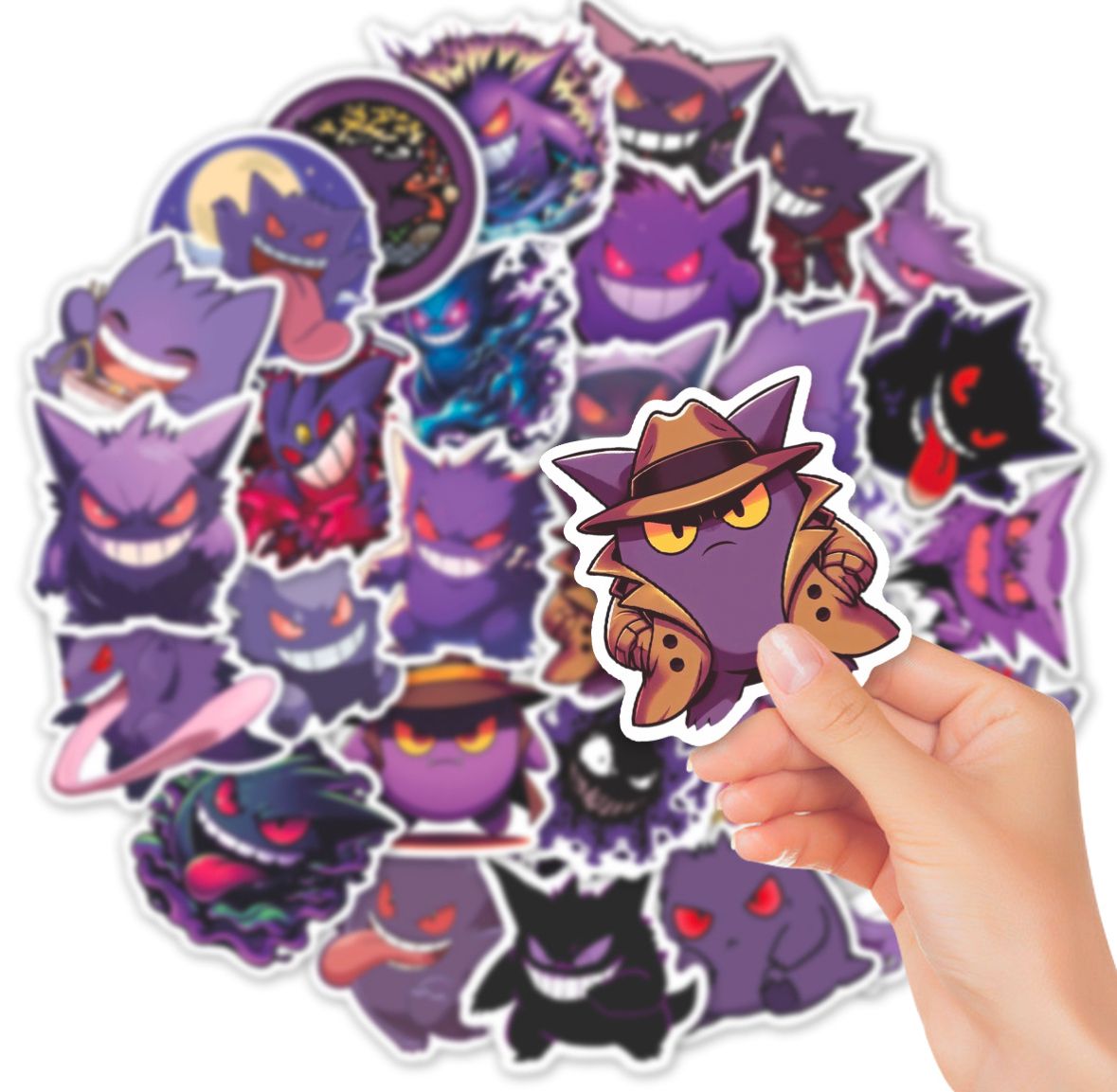 Pokemon Genger Stickers (50pcs)
