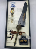Harry Potter Vintage Feather Quill Pen Set with Ink and 3 Nibs (Black)