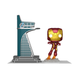 Funko pop Marvel Avengers: Infinity Saga - Avengers Tower & Iron Man Glow-in-the-Dark
