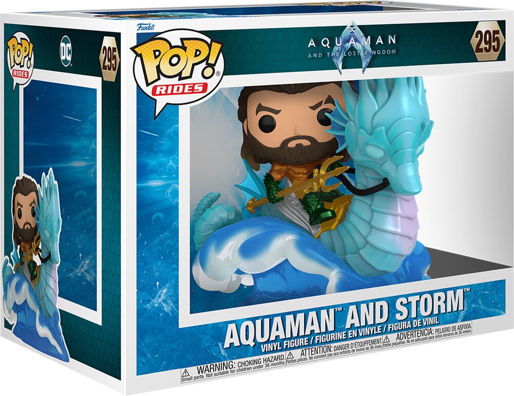 Funko Pop DC Comics Ride Deluxe: Aquaman and The Lost Kingdom - Aquaman and Storm