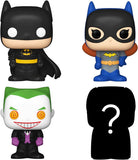 Funko Bitty Pop! DC Batman Lot of 4 Packs Joker, Harlequin, Batman NRFB
