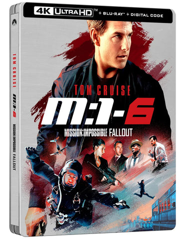 Tom Cruise Mission: Impossible 6 - Fallout Steelbook (4K UHD Blu-ray)