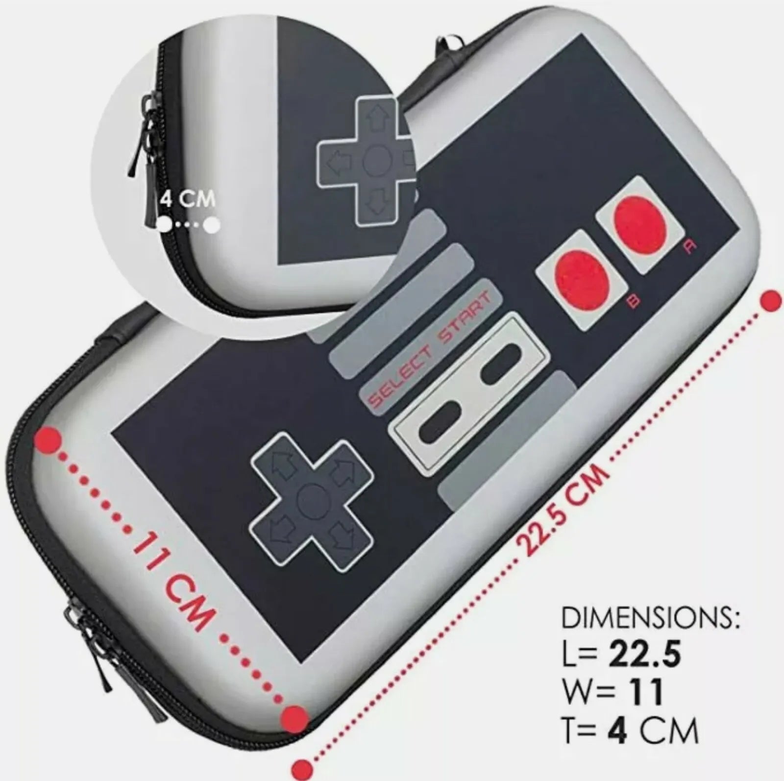 Nintendo Switch  Hard Shell and Rubber Protective Cover Travel Case