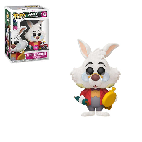 Funko Pop Disney Alice in Wonderland: White Rabbit (Floked + Special Edition)