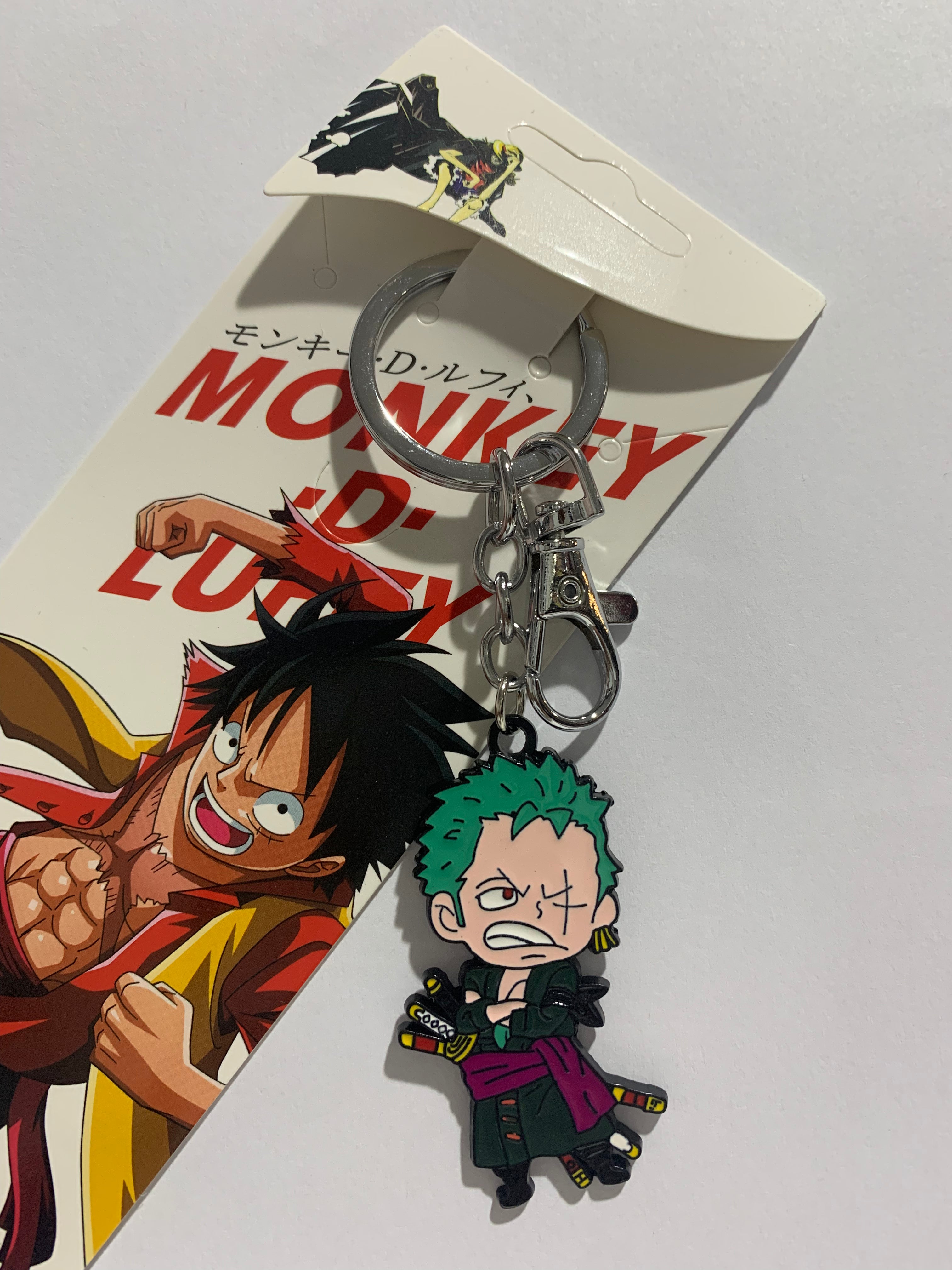 Anime One Piece Zoro Keychain