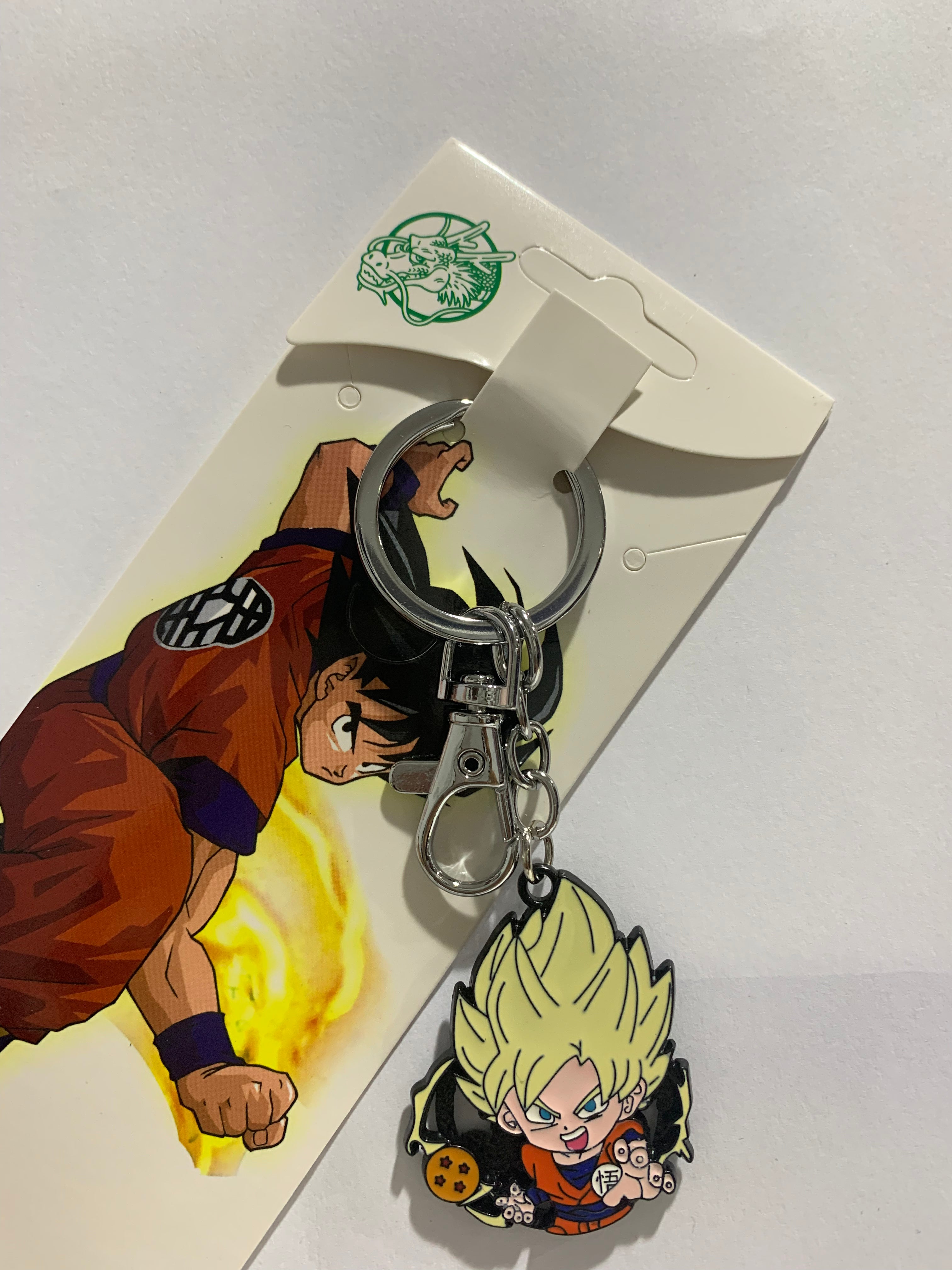 Anime Dragon Ball Z Goku Rotating Keychain