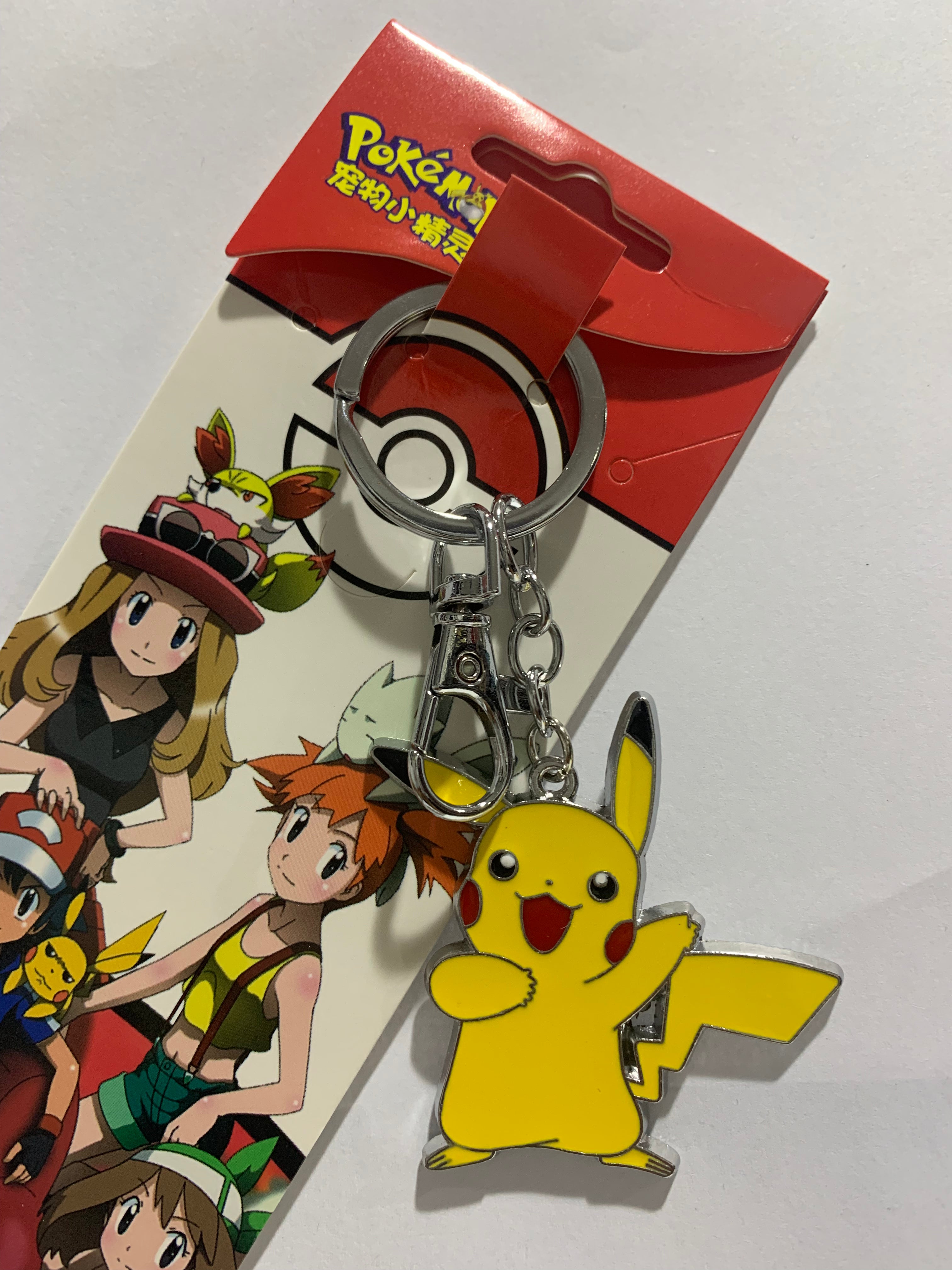 Anime Pokemon Pikachu Keychain