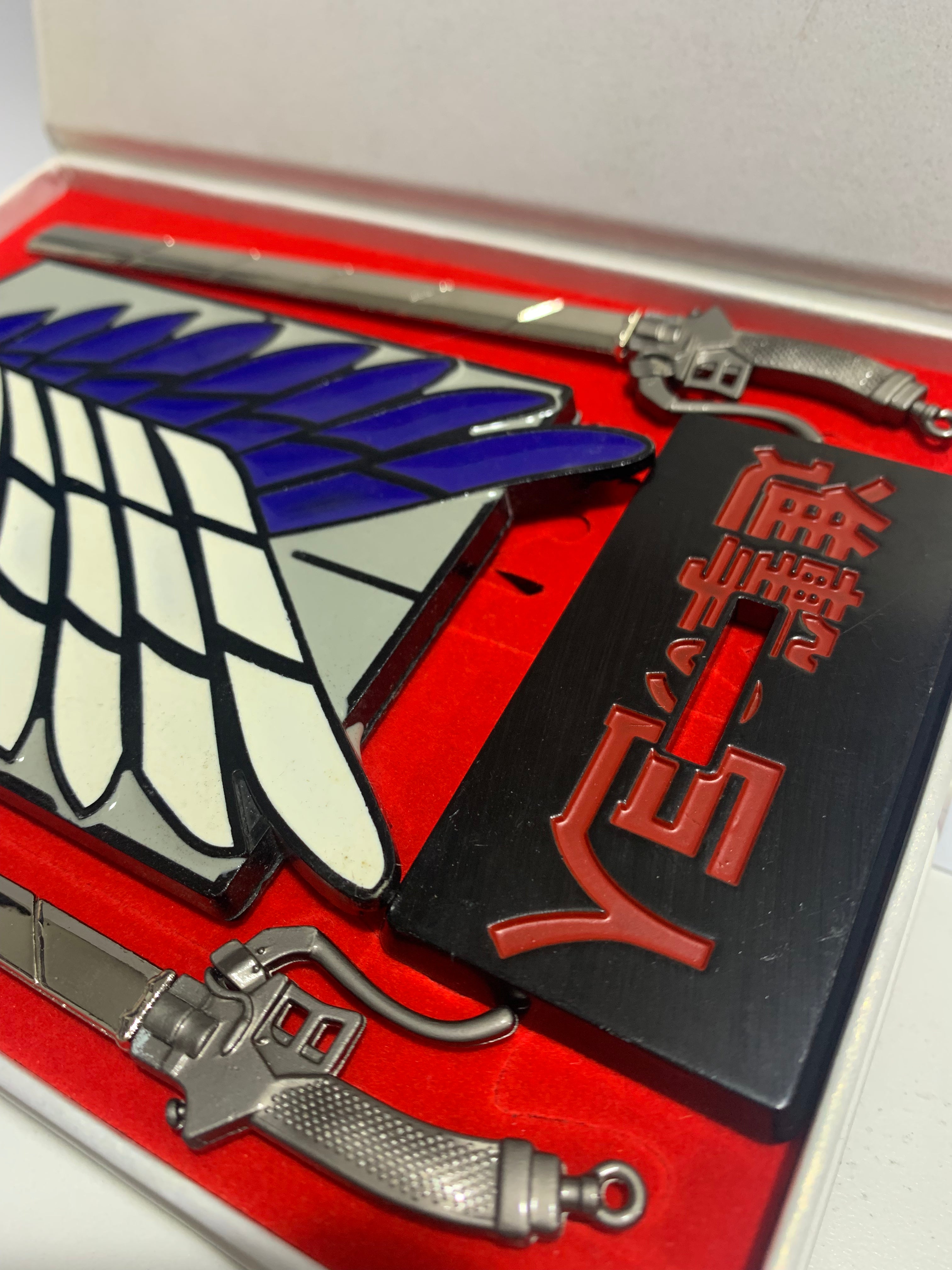 Anime Attack on Titan Metal Logo Collection