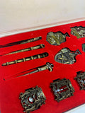 Harry Potter Metal Necklace & Keychain Collection Box 12pcs