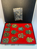 Harry Potter Metal Necklace & Keychain Collection Box 12pcs