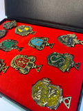 Harry Potter Metal Necklace & Keychain Collection Box 12pcs