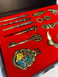 Harry Potter Metal Necklace & Keychain Collection Box 14pcs