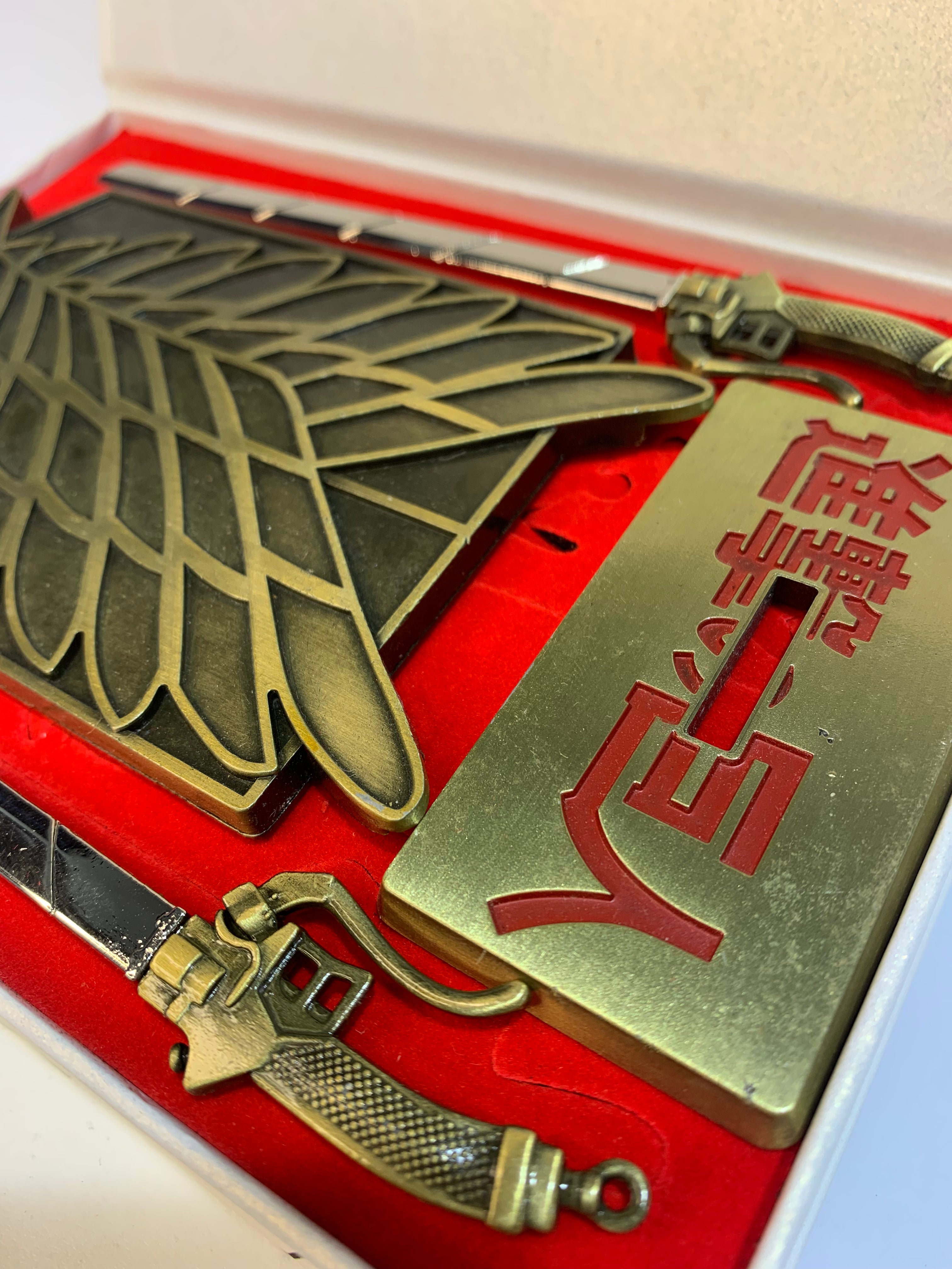 Anime Attack on Titan Metal Logo Collection