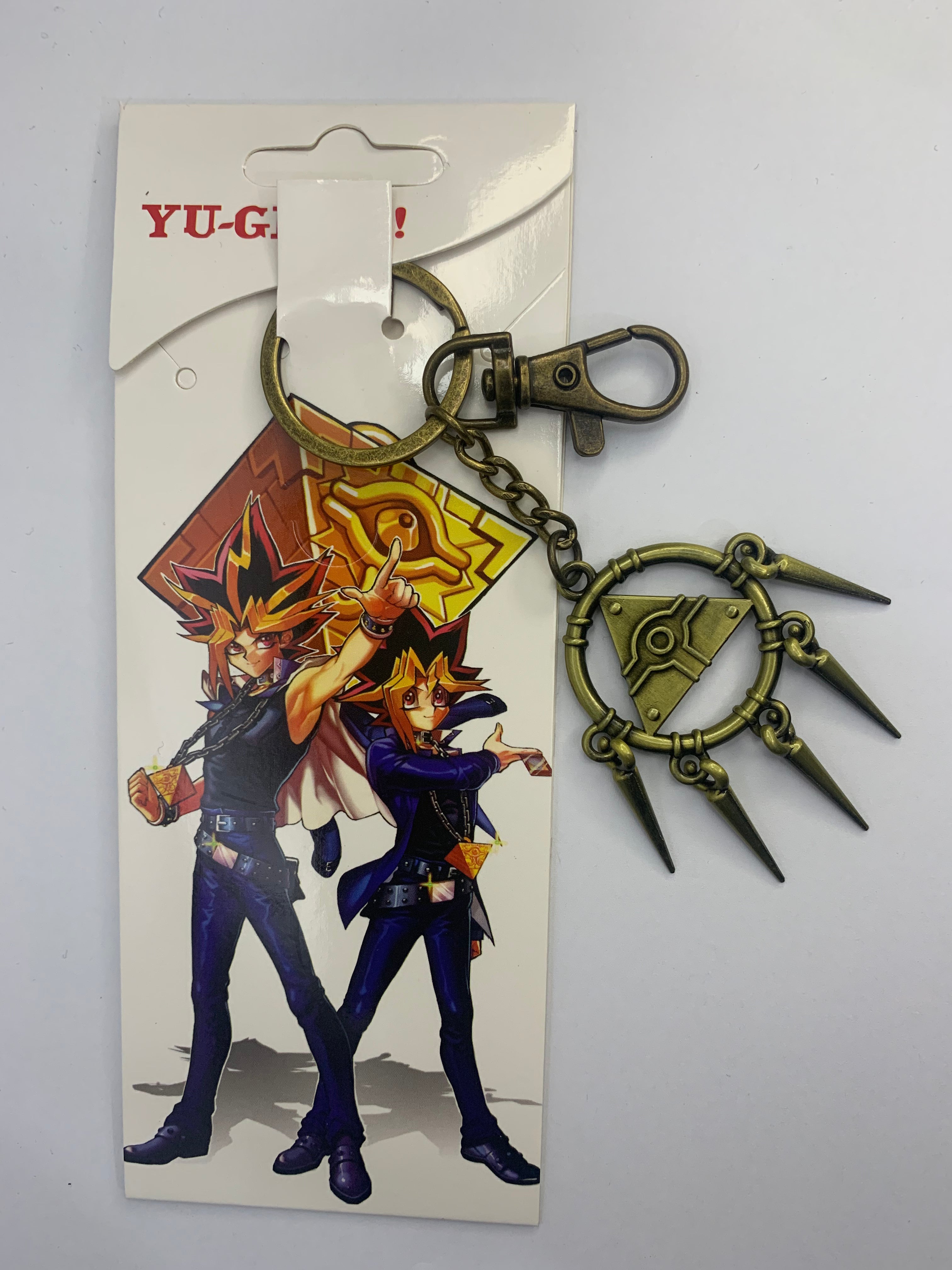 Anime Yu Gi Oh Millennium Ring Keychain