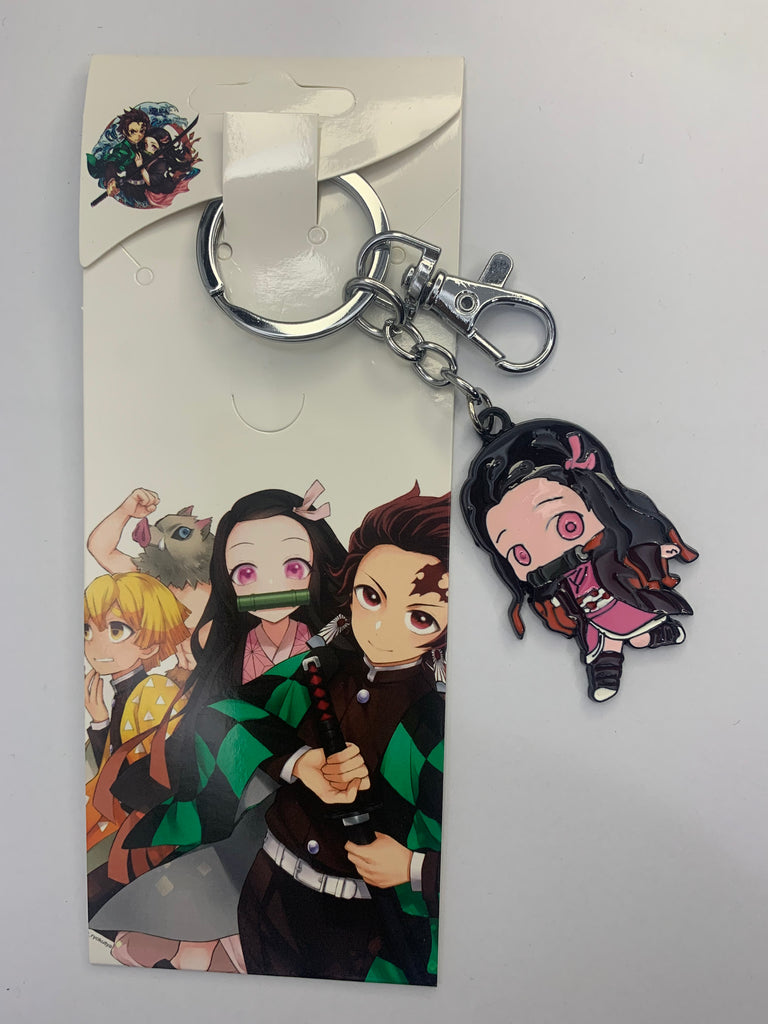Anime Demon Slayer Nezuko Metal Keychain