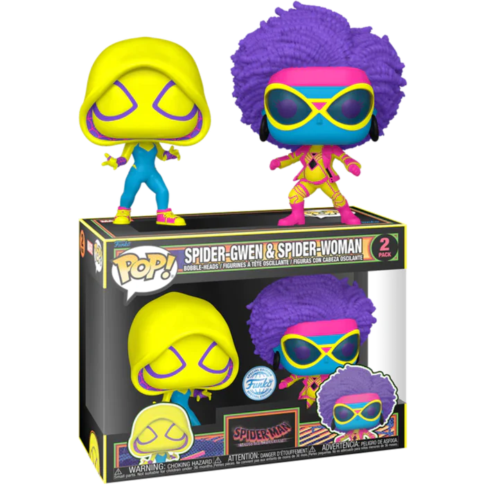 Funko Pop Marvel Spider-Man: Across the Spider-Verse - 2 pack (Blacklight + Special Edition)