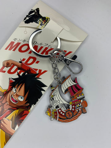 Anime One Piece Metal Keychain