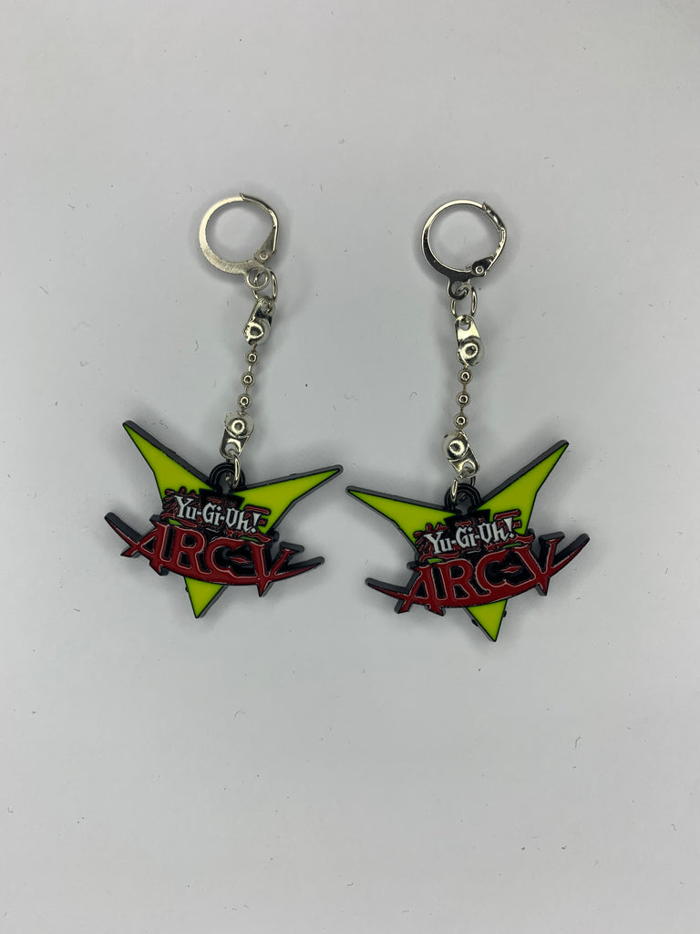 Anime Yu Gi Oh Metal Keychain 2pcs/set