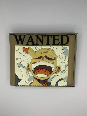 Anime One Piece Luffy Gear 5 Wanted Wallet