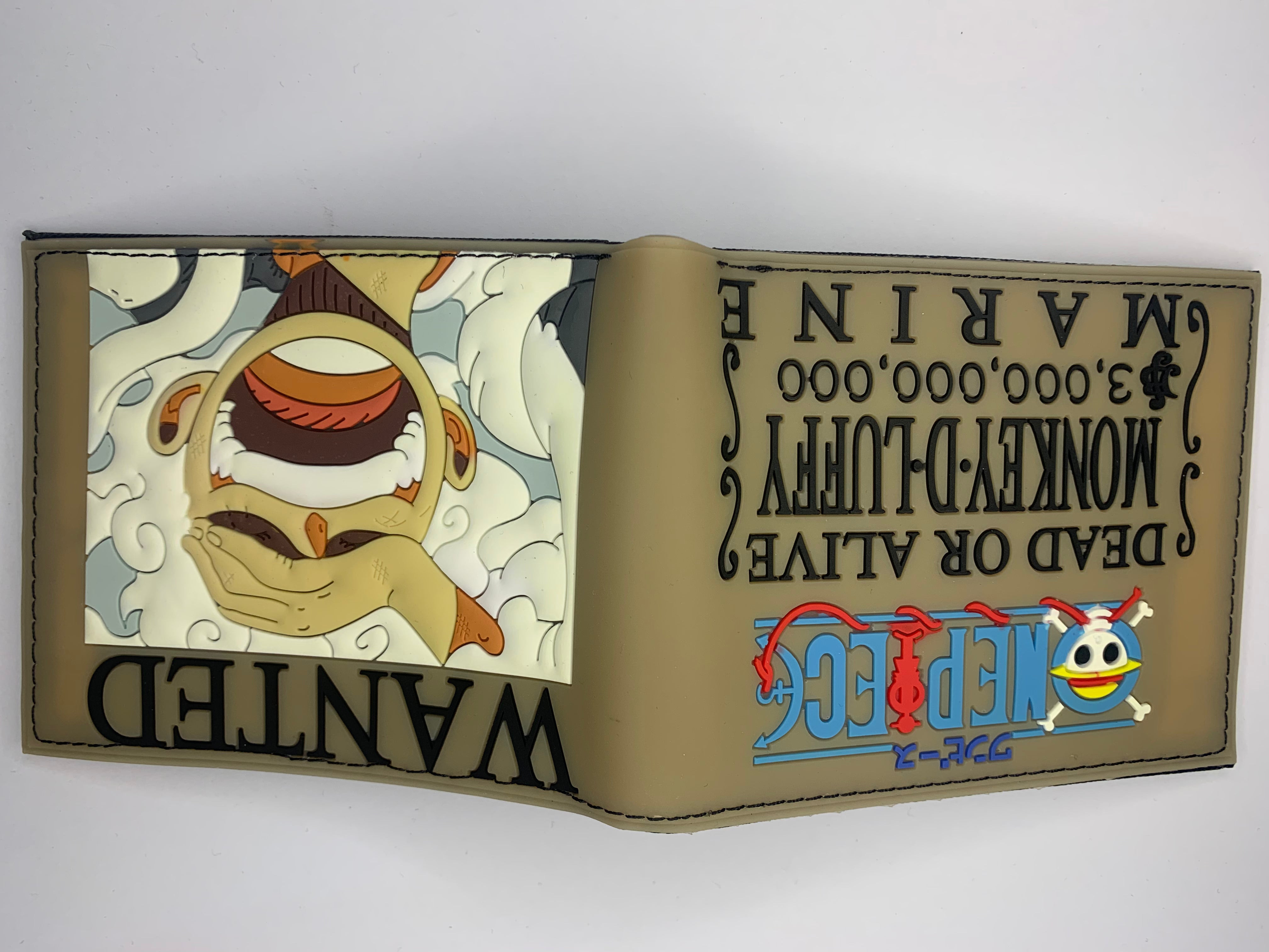 Anime One Piece Luffy Gear 5 Wanted Wallet