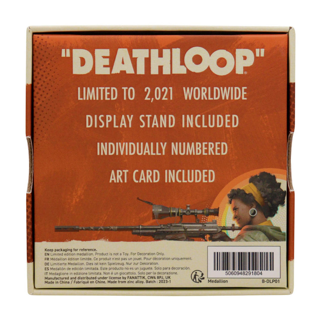 Official Deathloop Limited Edition Trinket Medallion