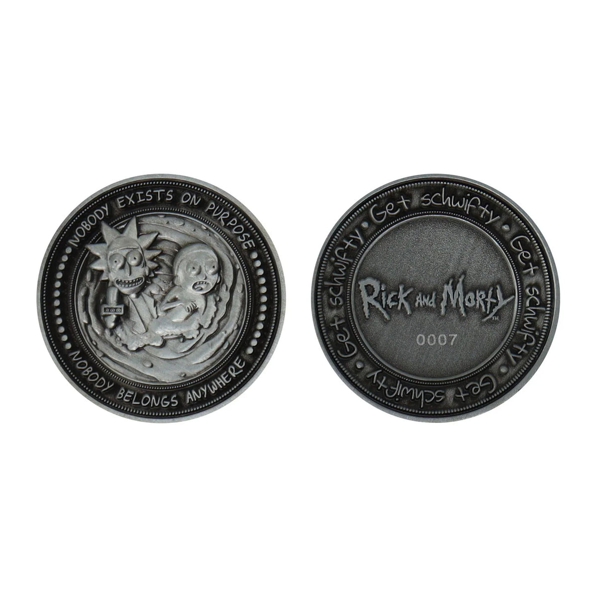 Official Ricky & Morty Limited Edition Collectible Coin