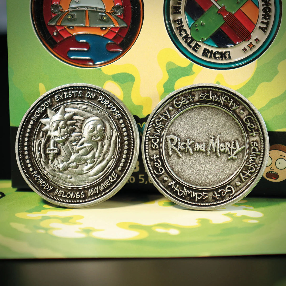 Official Ricky & Morty Limited Edition Collectible Coin