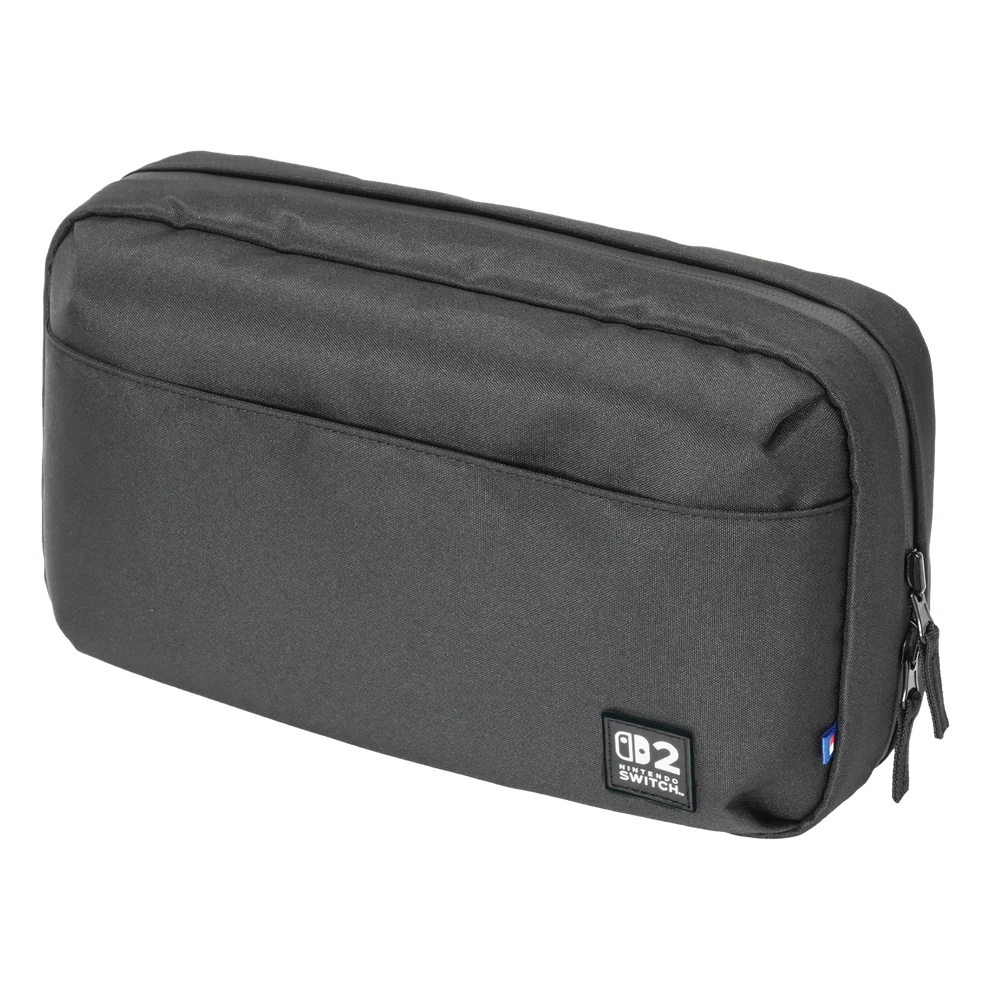 Official Hori Reversible Travel Pouch For Nintendo Switch 2 (Black) NSX-026A