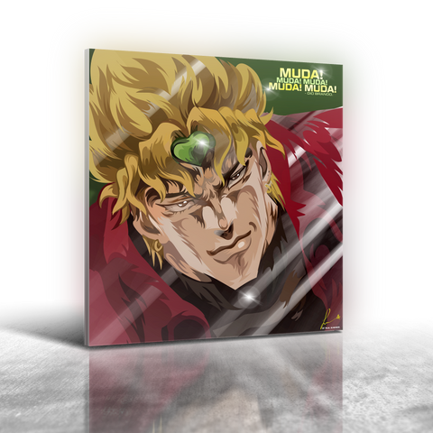 Anime JoJo's Bizarre Adventure - Die Brando Frameless Art Painting (30x30cm)