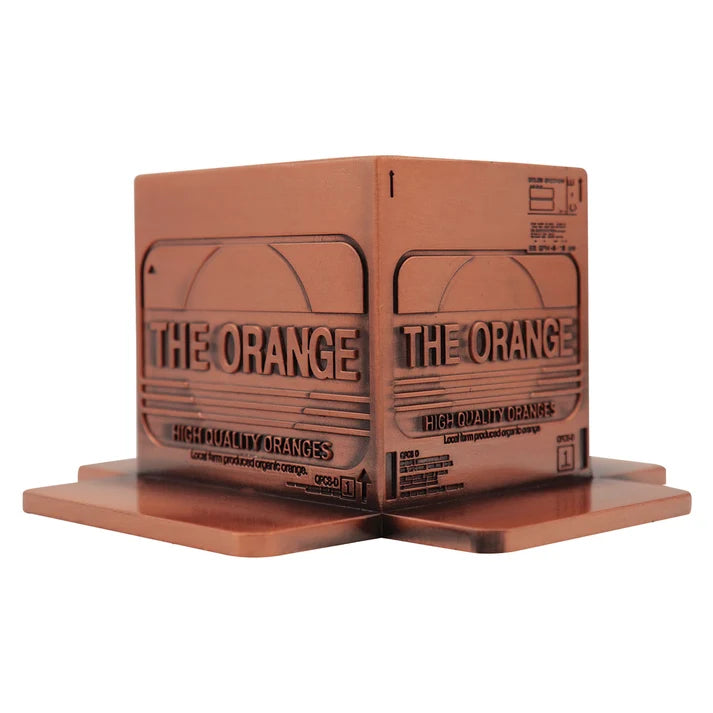 Official Metal Gear Solid 2 Replica Antique Gold Plated Cardboard Box