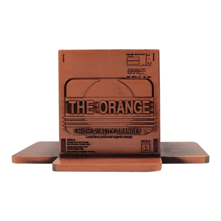 Official Metal Gear Solid 2 Replica Antique Gold Plated Cardboard Box